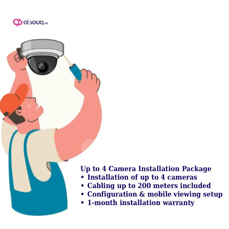 CCTV Installation Packages for Office, Shop & Apartment (1–16 Cameras)
