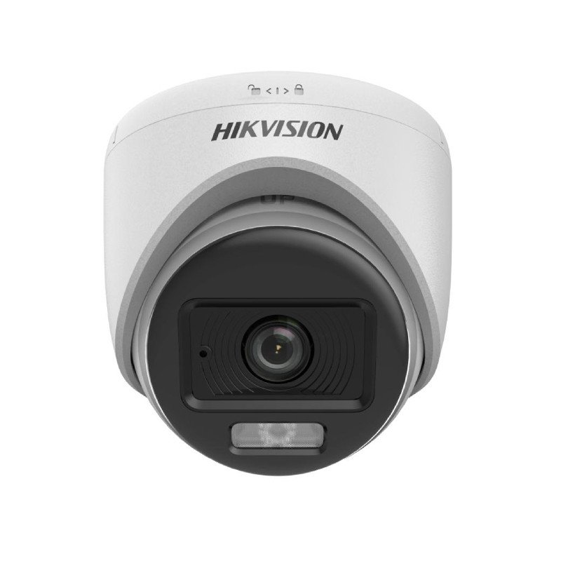 Hikvision DS-2CE70KF0T-LPFS 3K ColorVu Analog Turret Camera: