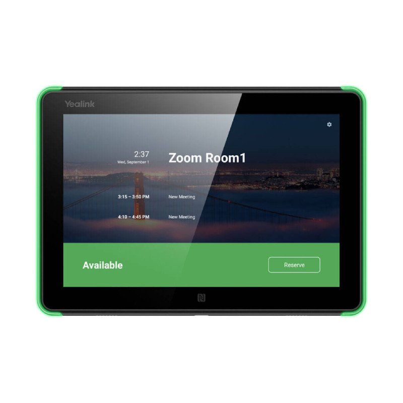 Yealink Room Panel Plus E2 Meeting Room Scheduler | Smart Booking Panel