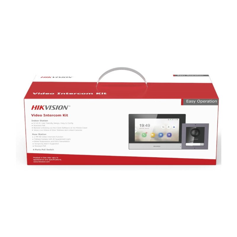 Hikvision DS-KIS602(B) IP Video Intercom Kit | Villa Door Station with 7” Indoor Monitor