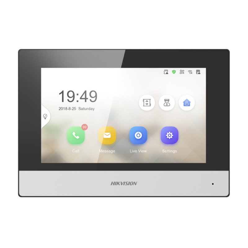 Hikvision DS-KH6320-WTE1 7" IP Indoor Video Intercom Monitor with WiFi