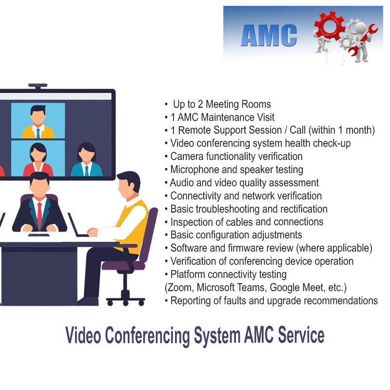 Video Conferencing System AMC (Annual Maintenance Contract) Service I Visit-Based
