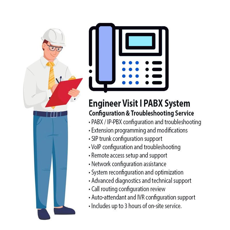 Engineer Visit I PABX Configuration & Troubleshooting Service