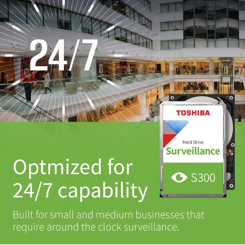 Toshiba S300 6TB Surveillance Hard Drive (HDWT860UZSVA-2)
