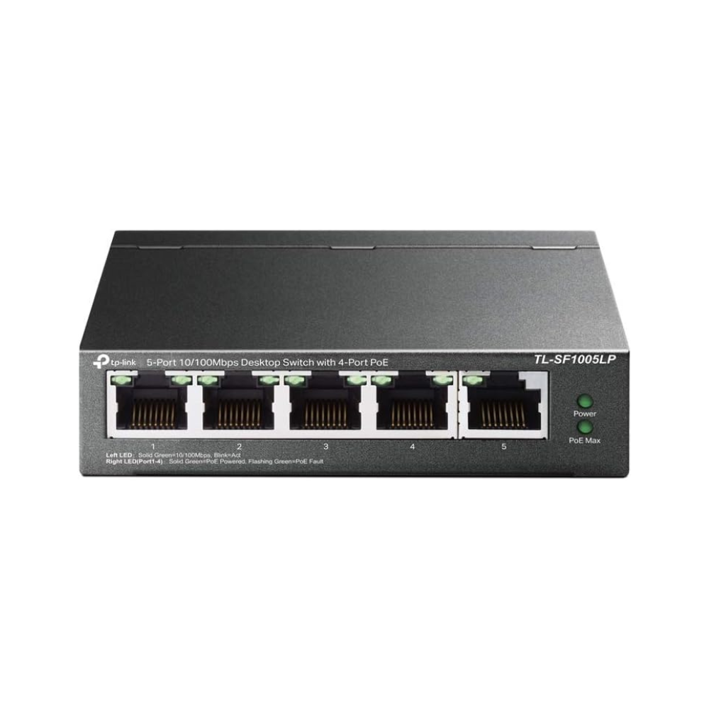 TP-Link TL-SF1005LP Desktop Switch w/4-Port PoE