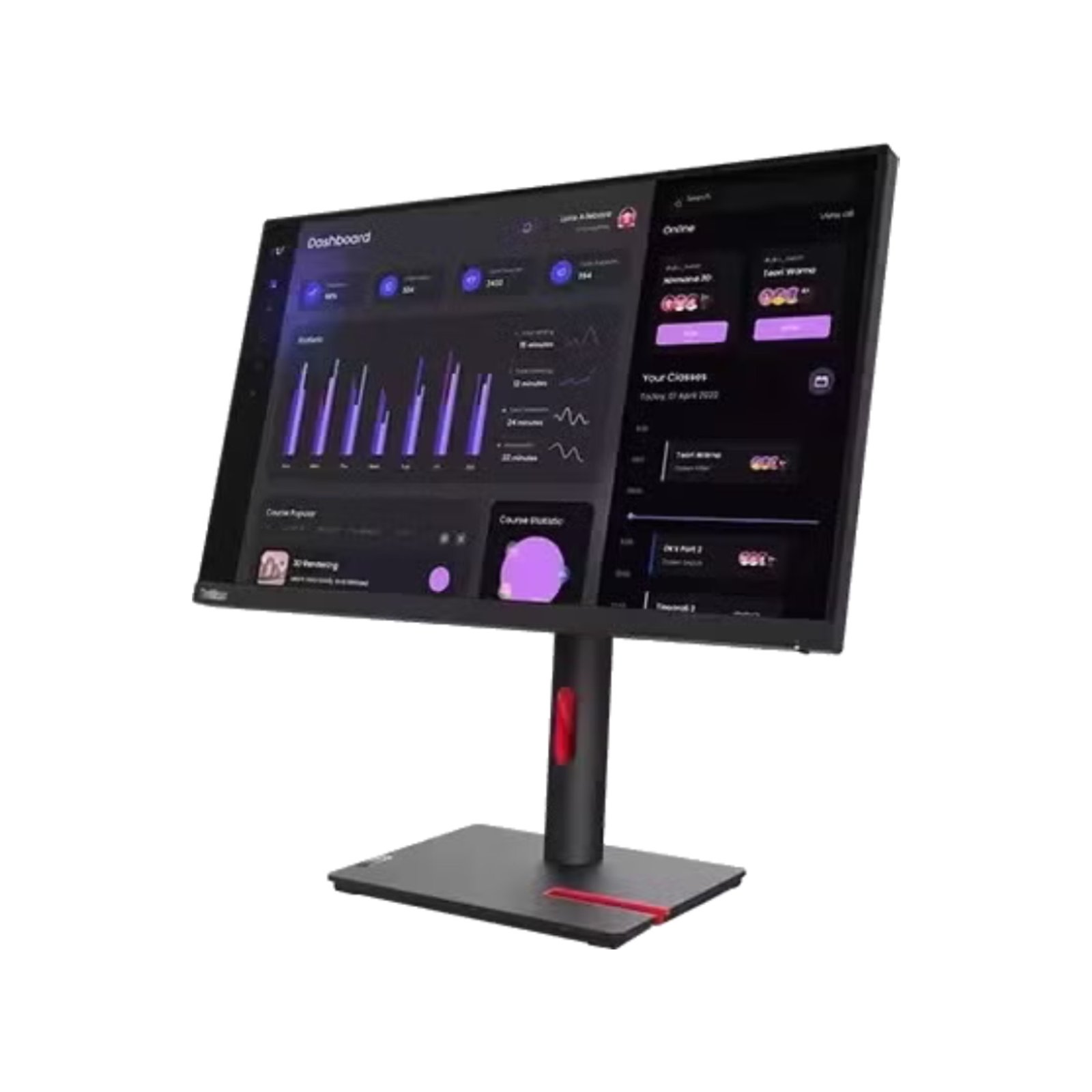 Lenovo ThinkVision T24i-30 Monitor 23.8” FHD IPS | Ergonomic | Eye Comfort