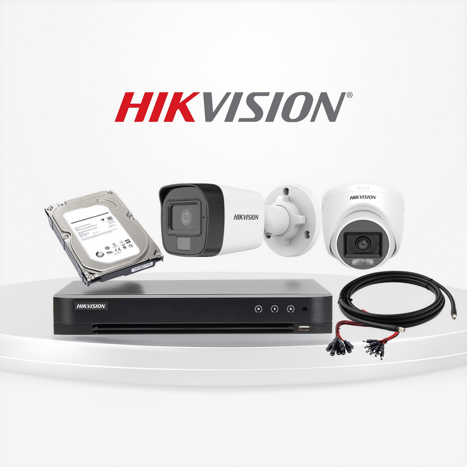Hikvision 2MP Analog CCTV System Bundle with DVR & Storage