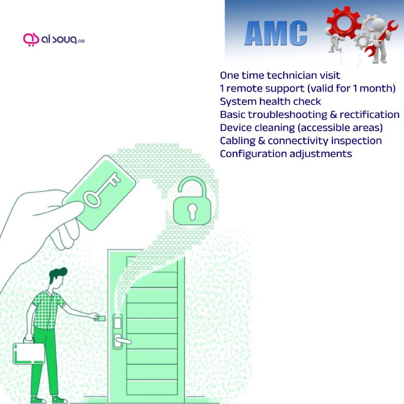 Door Access Control AMC (Annual Maintenance Contract) Service (Single Door)