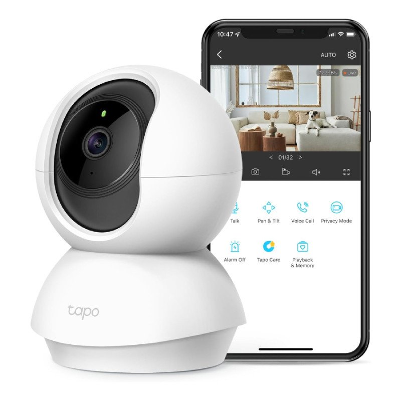 TP-Link Tapo C210 2K 360° Pan & Tilt Smart Wi-Fi Security Camera