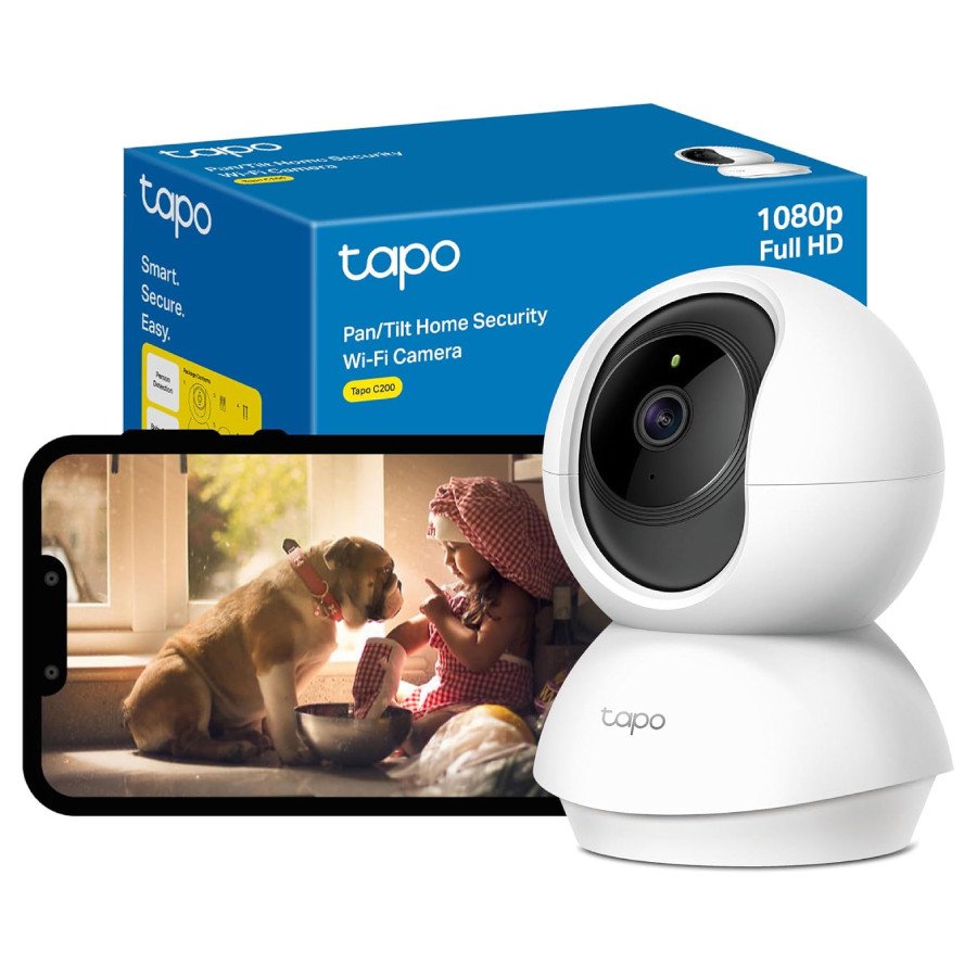 TP Link Tapo C200 Pan/Tilt Home Security Wi-Fi Camera