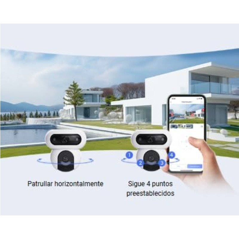 EZVIZ H90 Dual 4MP Ultra HD Smart Security Camera