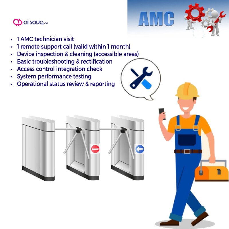 Turnstile Annual Maintenance Contract (AMC) Service (Up to 2 Devices) – Visit-Based