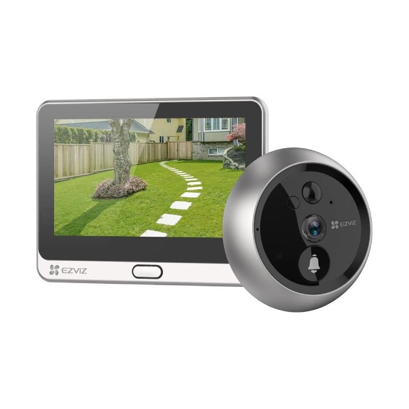EZVIZ DP2C Video Door Viewer, 2-in-1 peephole camera and doorbell