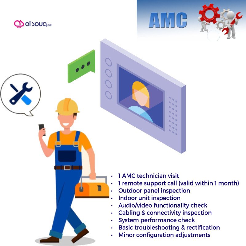 Intercom Annual Maintenance Contract (AMC) Service (1 to 4 Units) – Visit-Based