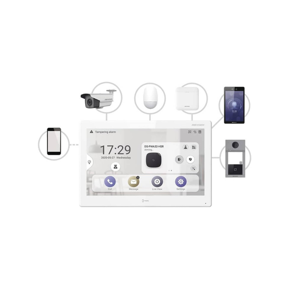 Hikvision DS-KH9510-WTE1 10.1" Indoor Video Intercom Station